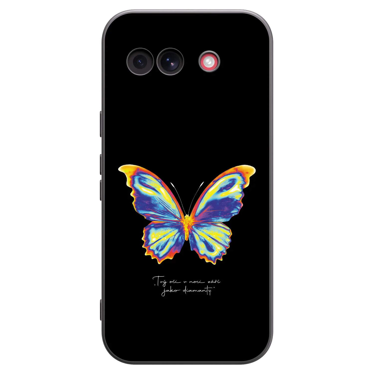 Picasee silikonowe czarne etui na Google Pixel 10a - Diamanty Black