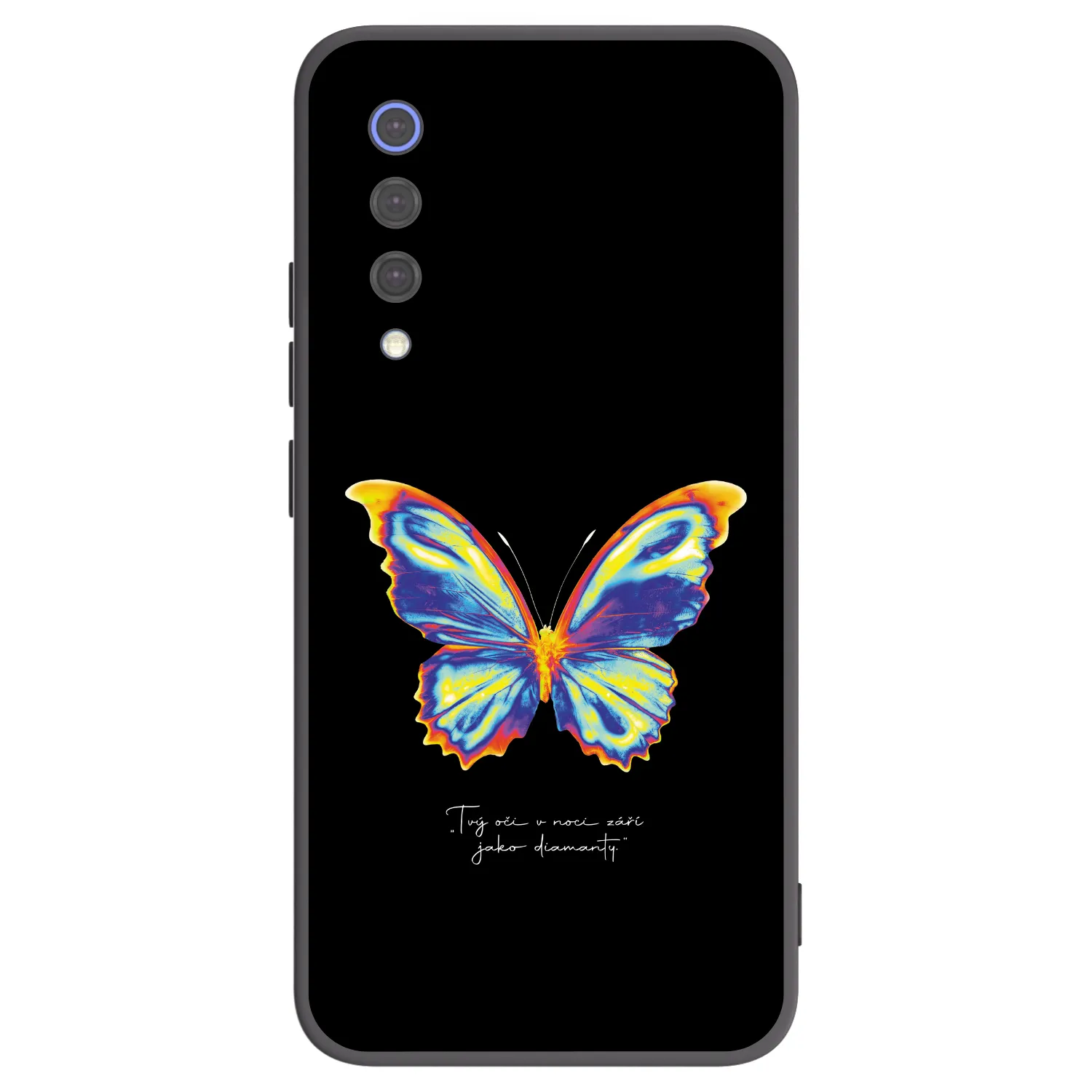 Picasee silikonowe czarne etui na Xiaomi Mi 9 SE - Diamanty Black