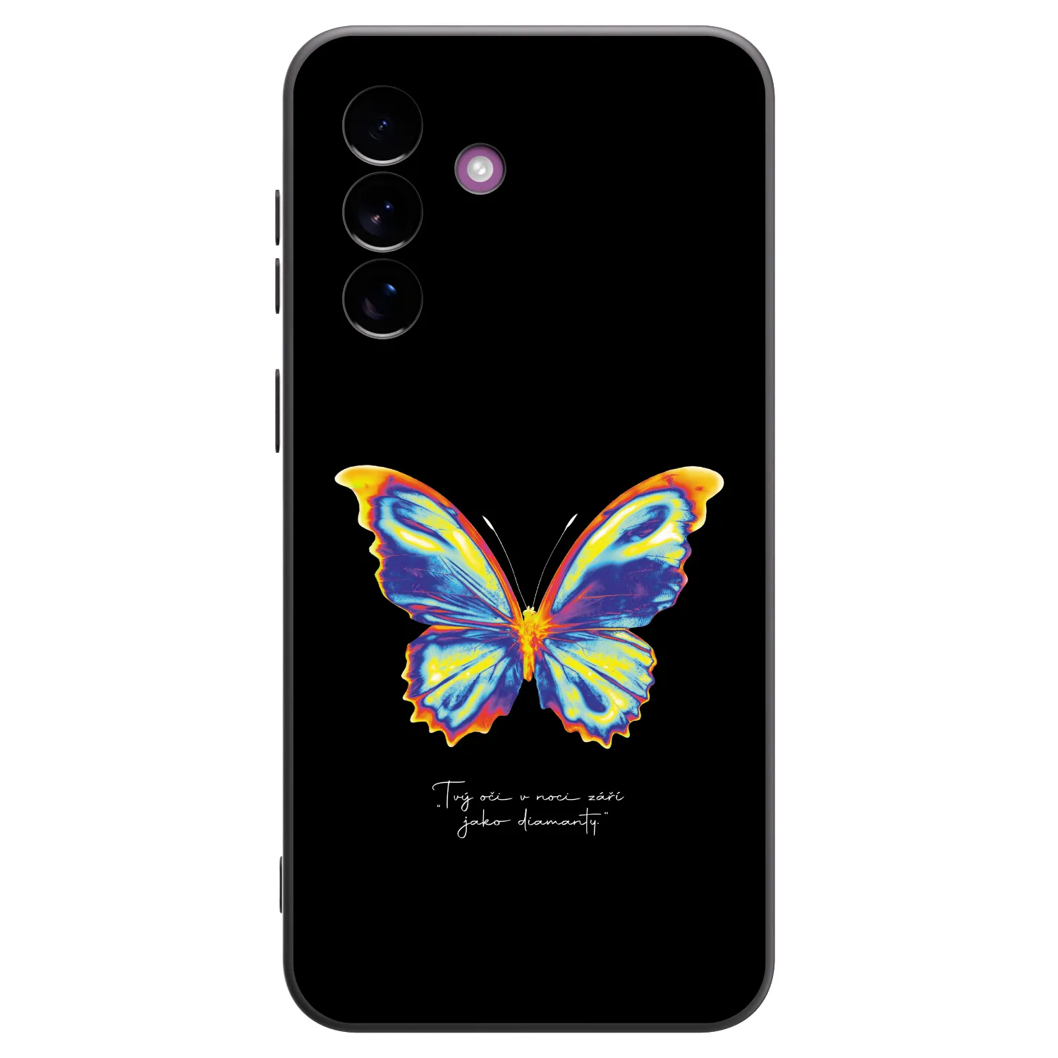 Picasee silikonowe czarne etui na Samsung Galaxy A37 - Diamanty Black