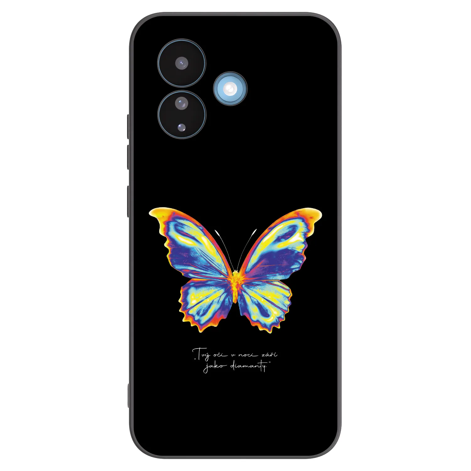 Picasee silikonowe czarne etui na Xiaomi Redmi Note 17 Pro 5G - Diamanty Black