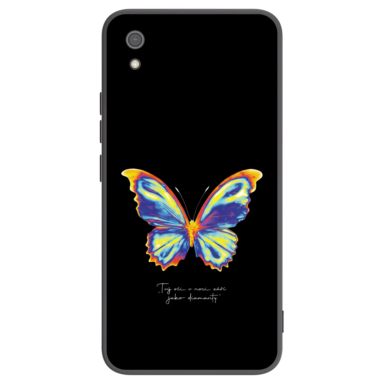 Picasee silikonowe czarne etui na Xiaomi Redmi 7A - Diamanty Black