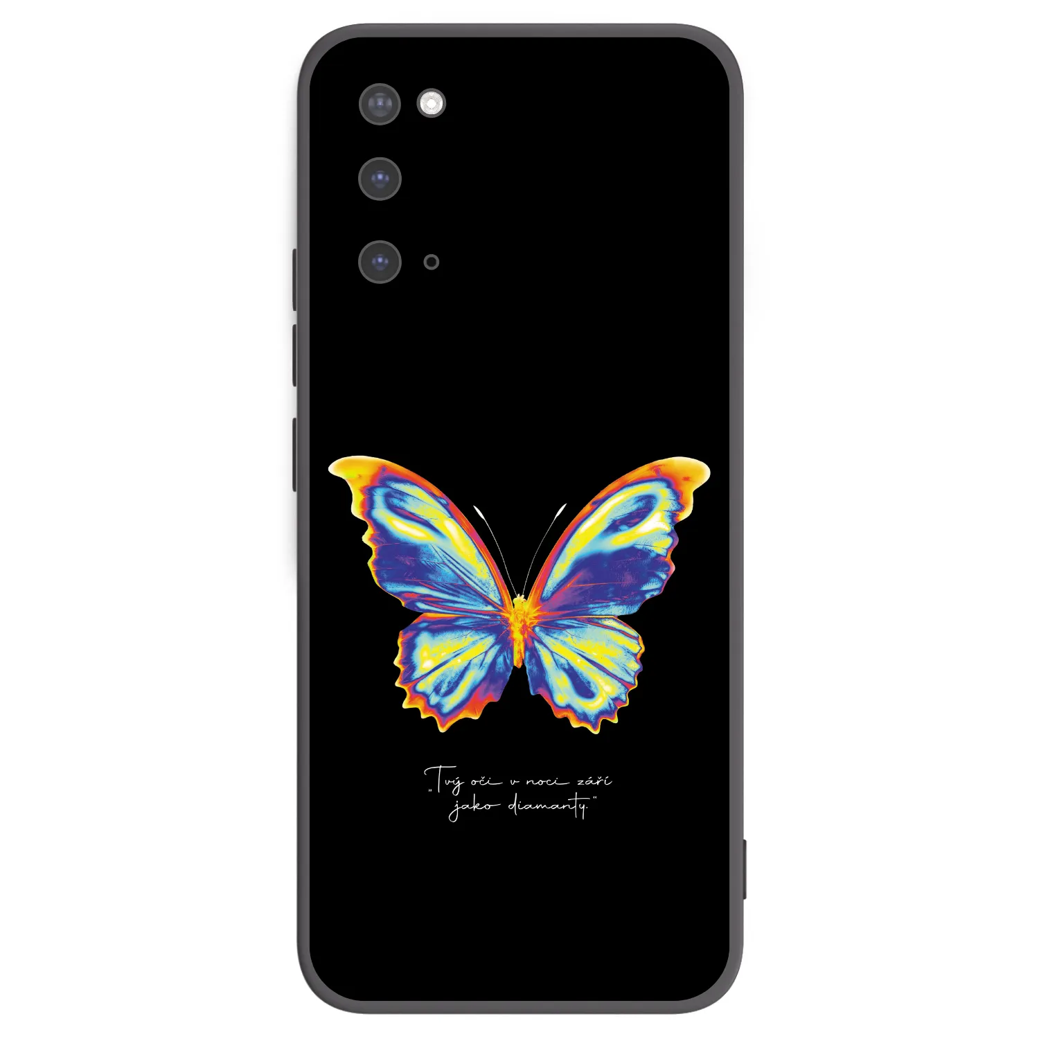 Picasee silikonowe czarne etui na Samsung Galaxy S20 G980F - Diamanty Black
