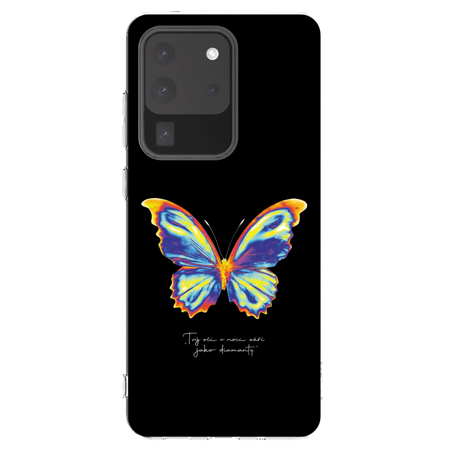 Picasee silikonowe przeźroczyste etui na Samsung Galaxy S20 Ultra 5G G988F - Diamanty Black