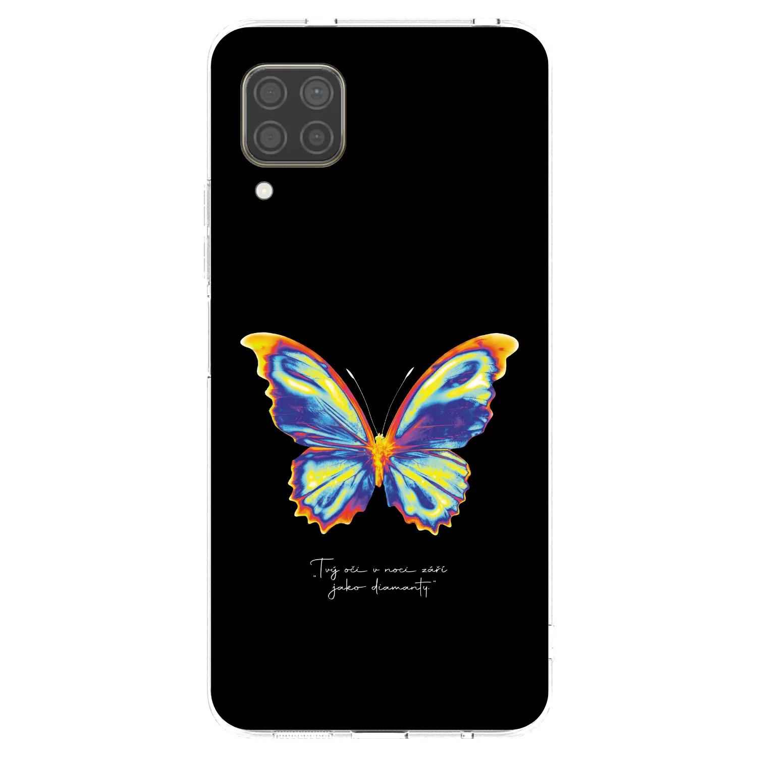 Picasee silikonowe przeźroczyste etui na Huawei P40 Lite - Diamanty Black