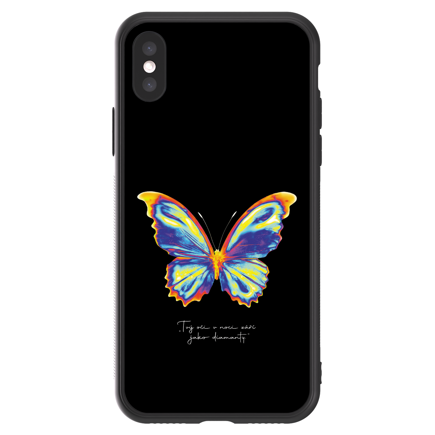 Picasee ULTIMATE CASE na Apple iPhone X/XS - Diamanty Black
