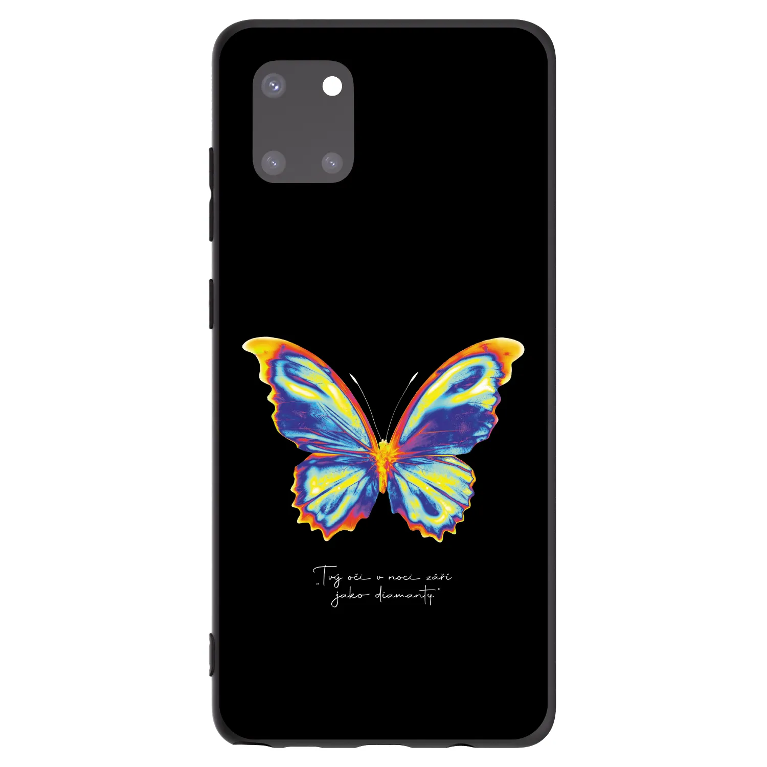 Picasee silikonowe czarne etui na Samsung Galaxy Note 10 Lite N770F - Diamanty Black