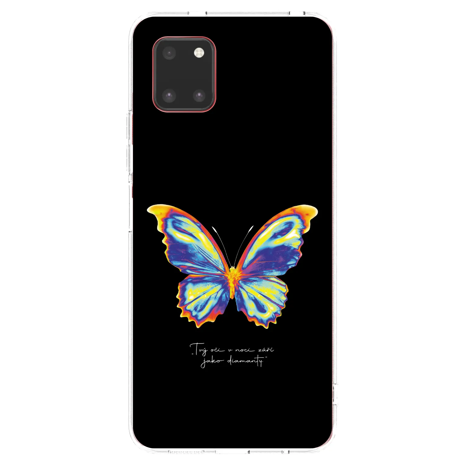 Picasee silikonowe przeźroczyste etui na Samsung Galaxy Note 10 Lite N770F - Diamanty Black