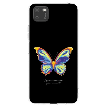 Picasee silikonowe przeźroczyste etui na Huawei Y5P - Diamanty Black