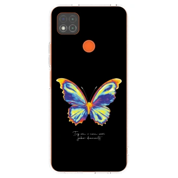 Picasee silikonowe przeźroczyste etui na Xiaomi Redmi 9C - Diamanty Black
