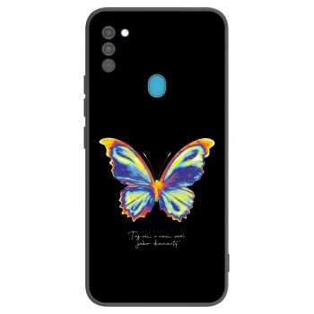 Etui na Samsung Galaxy M11 - Diamanty Black