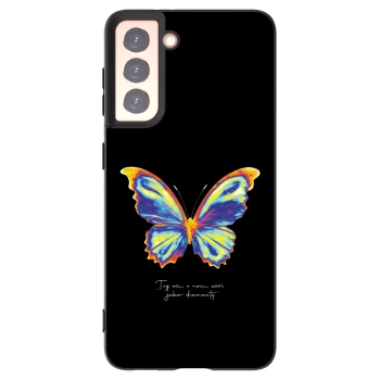 Picasee silikonowe czarne etui na Samsung Galaxy S21 5G G991B - Diamanty Black
