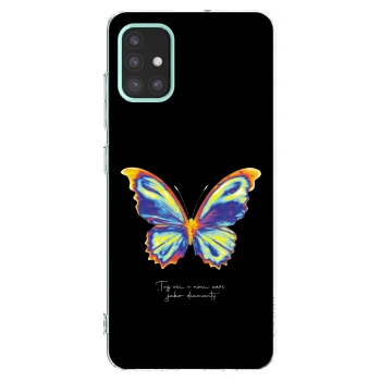 Picasee silikonowe przeźroczyste etui na Samsung Galaxy M31s - Diamanty Black
