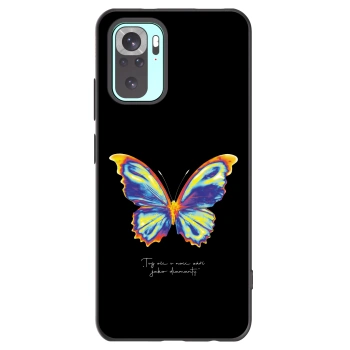 Picasee silikonowe czarne etui na Xiaomi Redmi Note 10 Pro - Diamanty Black