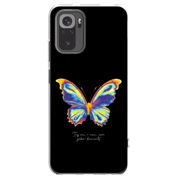 Picasee silikonowe przeźroczyste etui na Xiaomi Redmi Note 10S - Diamanty Black