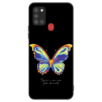 Etui na Samsung Galaxy A21s - Diamanty Black