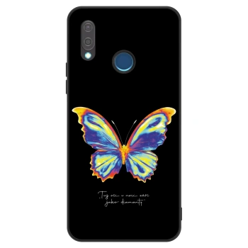 Etui na Huawei P20 Lite - Diamanty Black