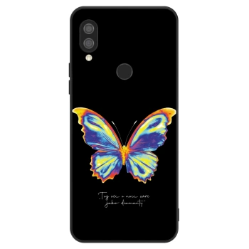 Etui na Xiaomi Redmi 7 - Diamanty Black