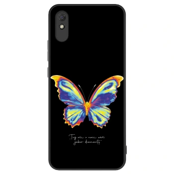 Etui na Xiaomi Redmi 9A - Diamanty Black