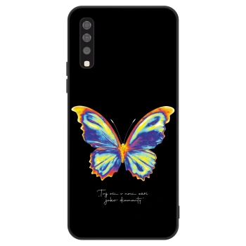 Etui na Samsung Galaxy A70 A705F - Diamanty Black