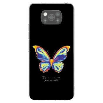 Picasee silikonowe czarne etui na Xiaomi Poco X3 Pro - Diamanty Black