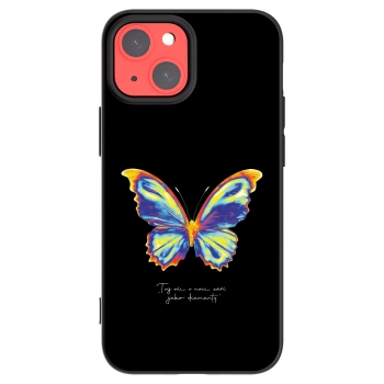 Picasee silikonowe czarne etui na Apple iPhone 13 mini - Diamanty Black