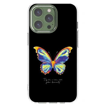 Picasee silikonowe przeźroczyste etui na Apple iPhone 13 Pro - Diamanty Black