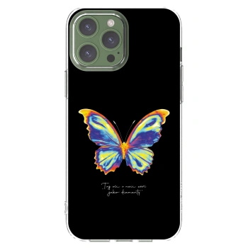 Picasee silikonowe przeźroczyste etui na Apple iPhone 13 Pro Max - Diamanty Black