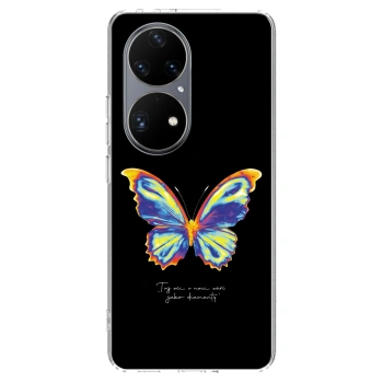 Etui na Huawei P50 - Diamanty Black
