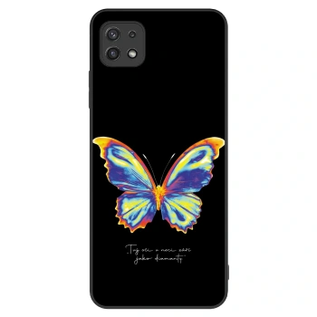 Etui na Samsung Galaxy A22 A226B 5G - Diamanty Black