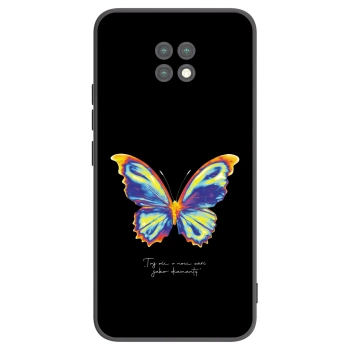 Picasee silikonowe czarne etui na Xiaomi Redmi Note 9T - Diamanty Black