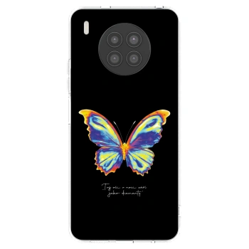 Picasee silikonowe przeźroczyste etui na Huawei Nova 8i - Diamanty Black