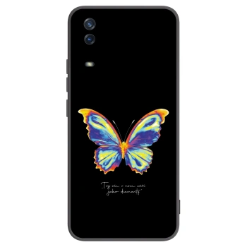 Picasee silikonowe czarne etui na Vivo Y11s - Diamanty Black
