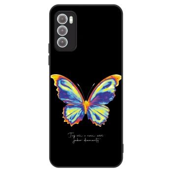 Etui na Motorola Moto G60 - Diamanty Black