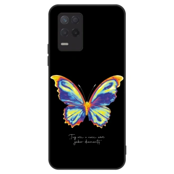 Etui na Realme 8 5G - Diamanty Black