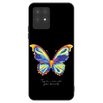 Etui na Realme 8i - Diamanty Black
