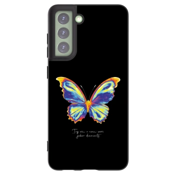 Picasee silikonowe czarne etui na Samsung Galaxy S21 FE 5G - Diamanty Black