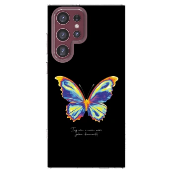 Picasee silikonowe przeźroczyste etui na Samsung Galaxy S22 Ultra 5G - Diamanty Black