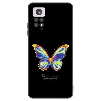 Picasee silikonowe czarne etui na Xiaomi Redmi Note 11 - Diamanty Black