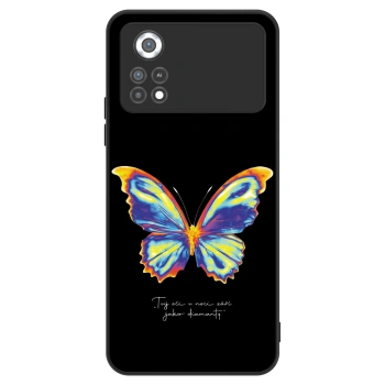 Etui na Xiaomi Poco X4 Pro 5G - Diamanty Black