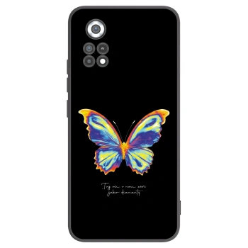 Picasee silikonowe czarne etui na Xiaomi Poco X4 Pro 5G - Diamanty Black