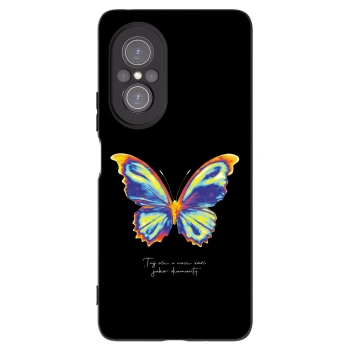 Picasee silikonowe czarne etui na Huawei Nova 9 SE - Diamanty Black