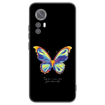 Picasee silikonowe czarne etui na Xiaomi 12 - Diamanty Black