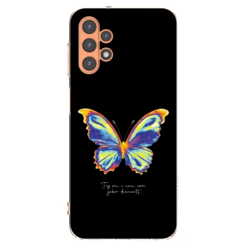 Picasee silikonowe przeźroczyste etui na Samsung Galaxy A13 4G A135 - Diamanty Black