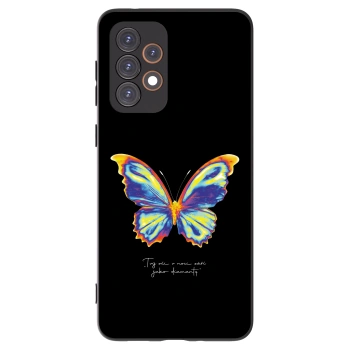 Picasee silikonowe czarne etui na Samsung Galaxy A33 5G A336 - Diamanty Black