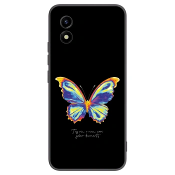 Picasee silikonowe czarne etui na Vivo Y01 - Diamanty Black
