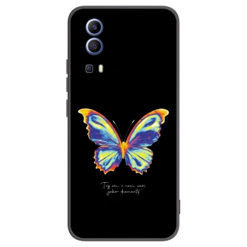 Picasee silikonowe czarne etui na Vivo Y52 5G - Diamanty Black