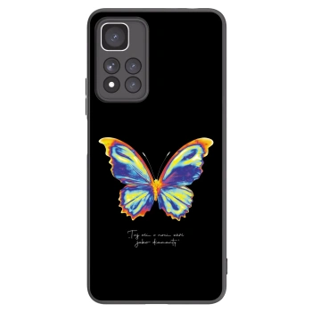 Picasee silikonowe czarne etui na Xiaomi Redmi Note 11 Pro+ 5G - Diamanty Black