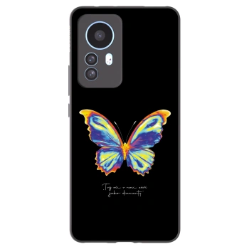 Picasee silikonowe czarne etui na Xiaomi 12T Pro - Diamanty Black