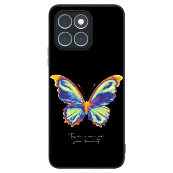 Etui na Honor X8 5G - Diamanty Black