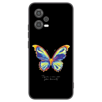 Picasee silikonowe czarne etui na Xiaomi Poco X5 - Diamanty Black